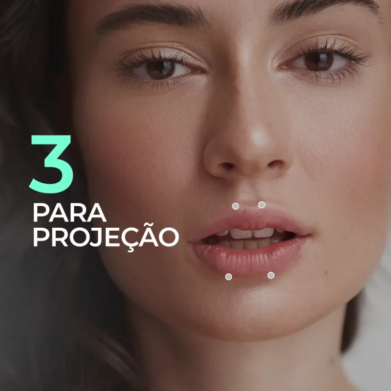 preenchimento labial para projeção